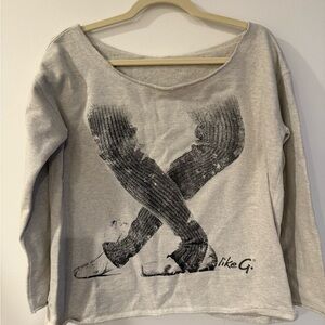 Gaynor Minden Ballet Ballerina Sweatshirt 🩶🩰